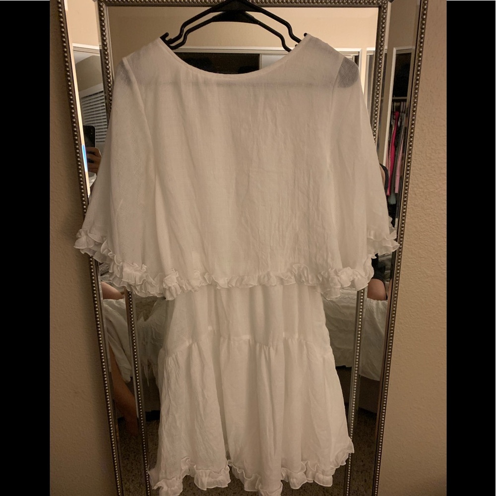 Oh Polly White Dress - Size US 8 - Worn Once - Like New